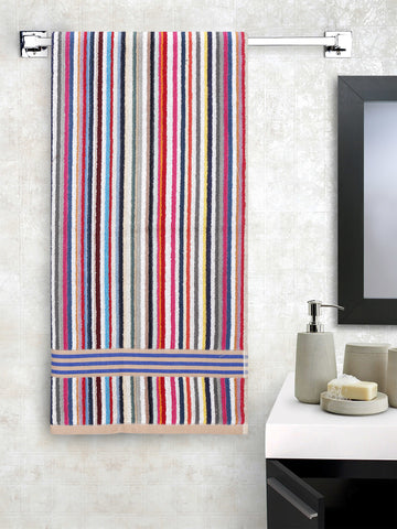 Creeva Multicolor Soft Cotton Bath Towel