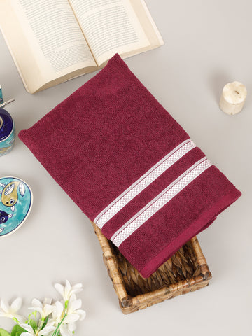 Creeva Comfort Bath Towel 410 GSM – Wine