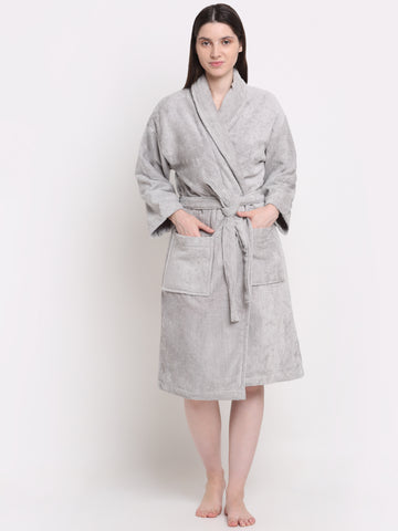 Soft & Cozy Cotton Bathrobe | Unisex Fit | Highly Absorbent – Cloud Burst