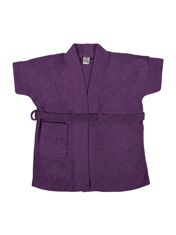 Melodious Baby Bathrobe with Front Pocket – Soft, Cozy & Cute Indigo Robe for Infants