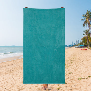 Coastal Calm Beach Towel – Ocean-Inspired Tones, 105 x 180 cm