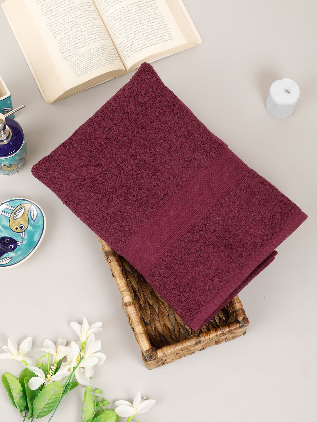 Classic Bath Towel 545 GSM – Wine