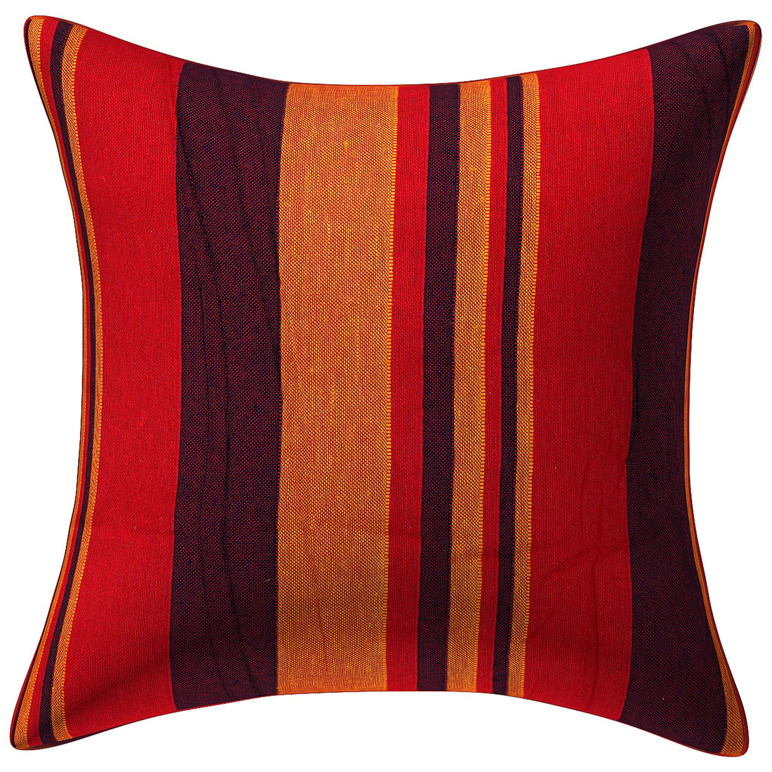 CREEVA Set of 5 Cotton Cushion Covers | Tiranga Green | 16 x 16 INCH or 40 x 40 CM