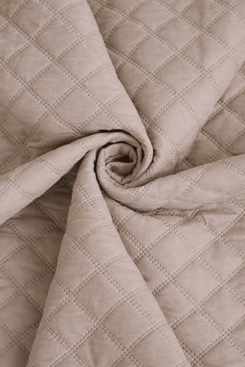 Creeva Purenest Waterproof Cotton Feel Quilted Mattress Protector - Mushroom Brown