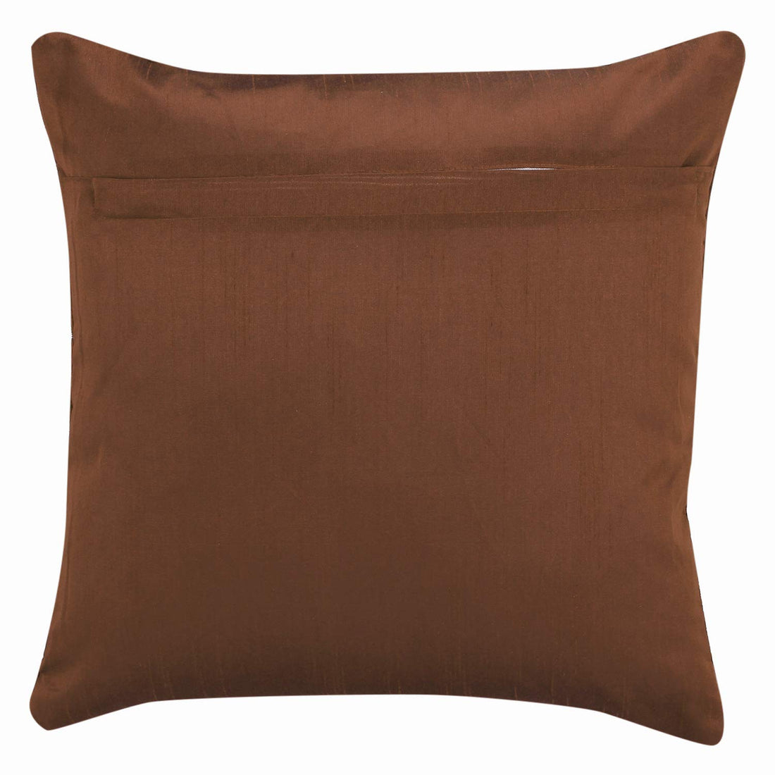 CREEVA Velvet Fabric Plain Sofa Cushion Cover for Bedroom, Living Room, Office 16 x 16 Inch or 40 x 40 cm, (Pack of 5) (Rust)