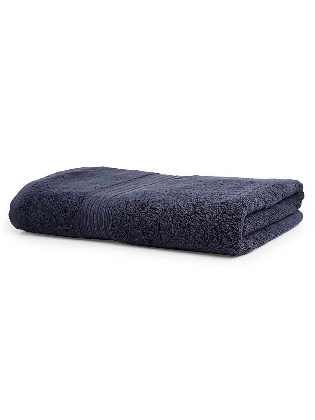 CREEVA Soft 450 GSM Solid Bath Towel 70 X 145 CM Dark Blue