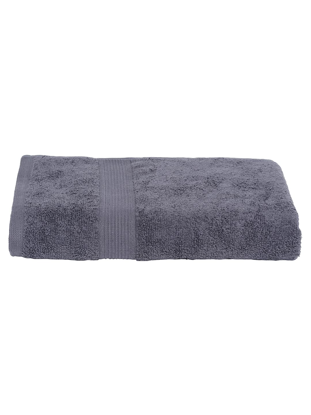 CREEVA Soft 490 GSM Solid Bath Towel 70 X 145 CM Steel Grey