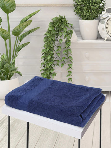 CREEVA Soft 490 GSM Bath Towel 70 X 145 CM Navy Blue