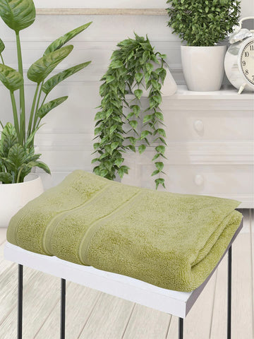 CREEVA Soft 500 GSM Solid Bath Towel 70 X 130 CM Lemon
