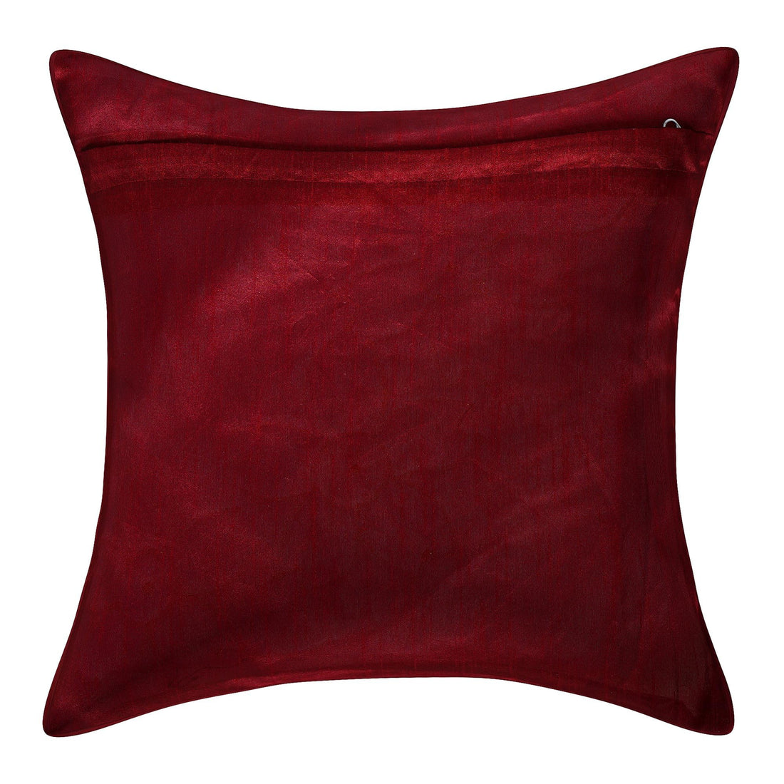 CREEVA Set of 5 Velvet Cushion Covers | Tree Design Maroon | 16 x 16 INCH or 40 x 40 CM