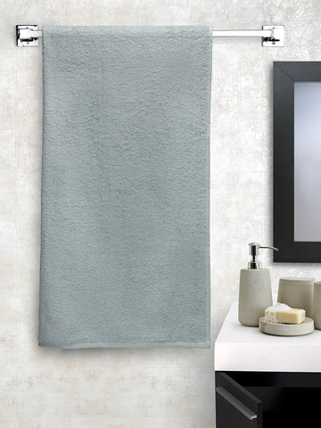 CREEVA Soft 500 GSM Solid Bath Towel 70 X 140 CM Light Blue