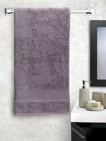 CREEVA Soft 460 GSM Solid Bath Towel 75 X 145 CM Lilac