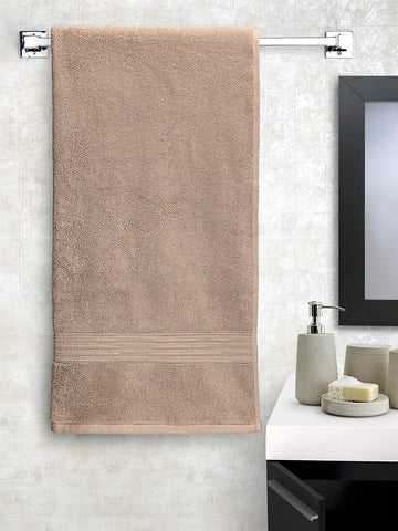 CREEVA Soft 500 GSM Solid Bath Towel 75 X 145 Bleached Sand