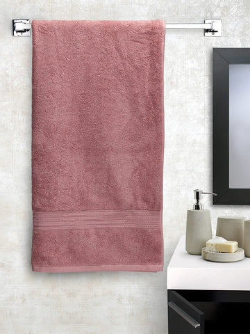 CREEVA Soft 575 GSM Solid Bath Towel 70 X 145 CM Dark Berry