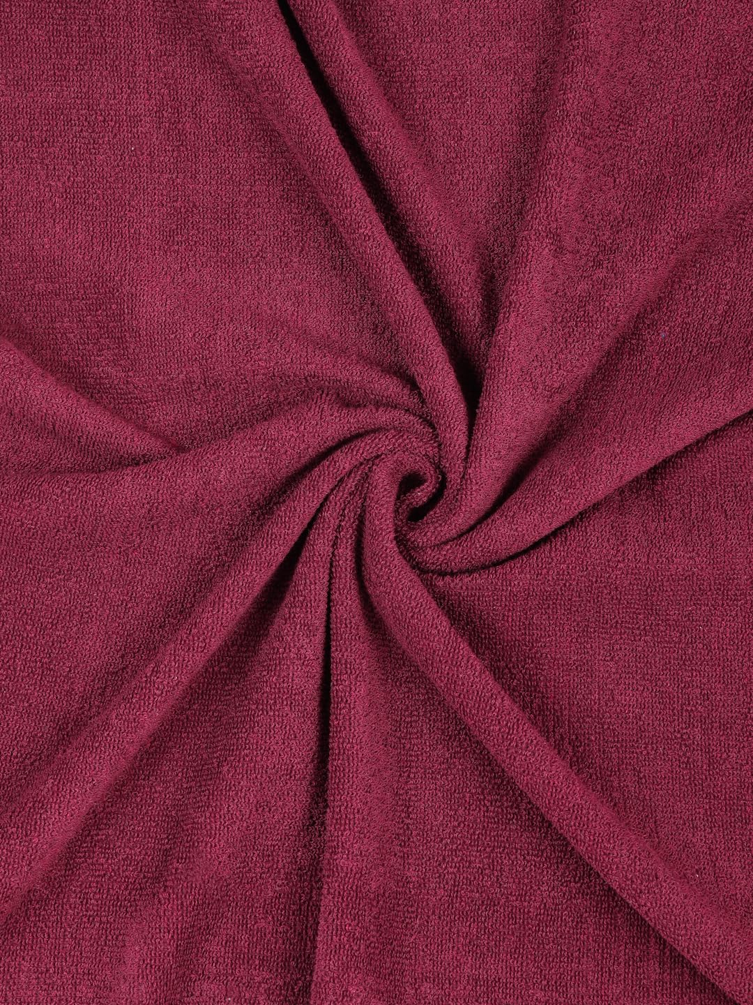 CREEVA Comfort Living Cotton Bath Towel Set of 2, 410 GSM, 70x140 cm - Wine Duo