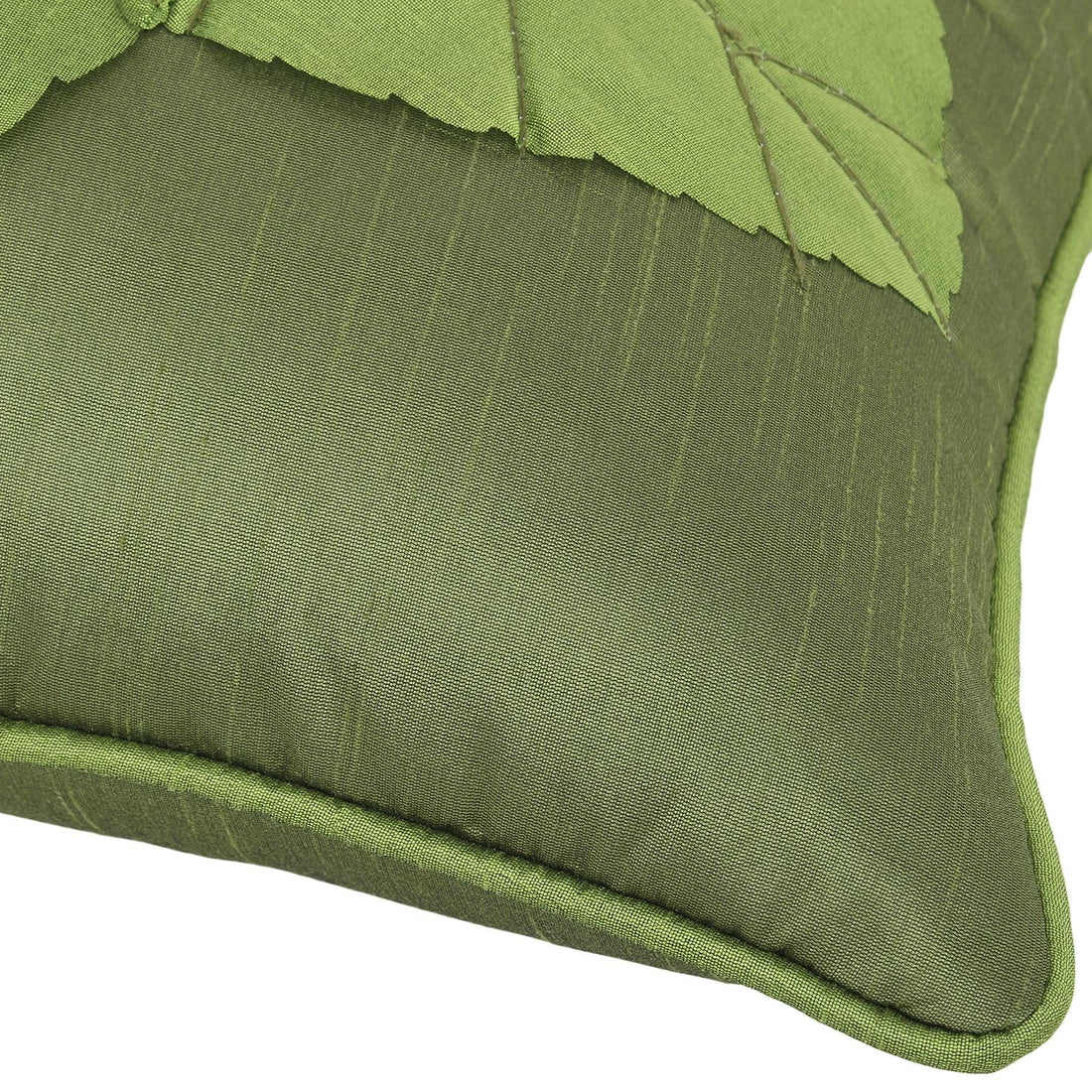CREEVA Set of 5 Silk Cushion Covers | Super Patta Mehandi | 16 x 16 INCH or 40 x 40 CM
