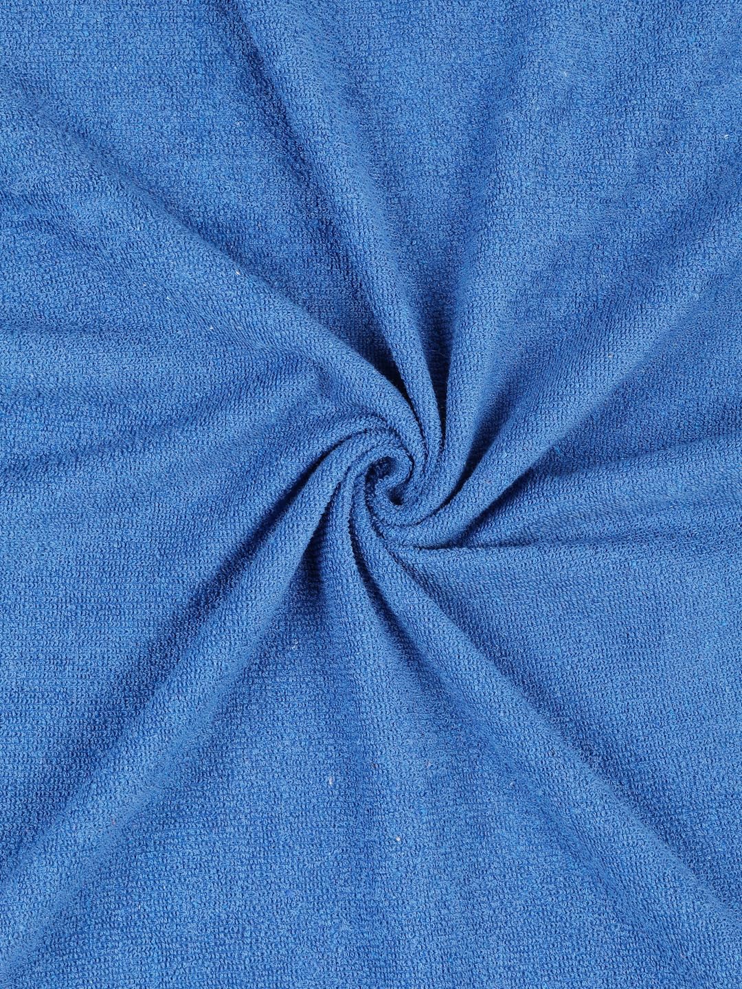 CREEVA Comfort Living Cotton Bath Towel Set of 2, 410 GSM, 70x140 cm - Royal Blue Duo