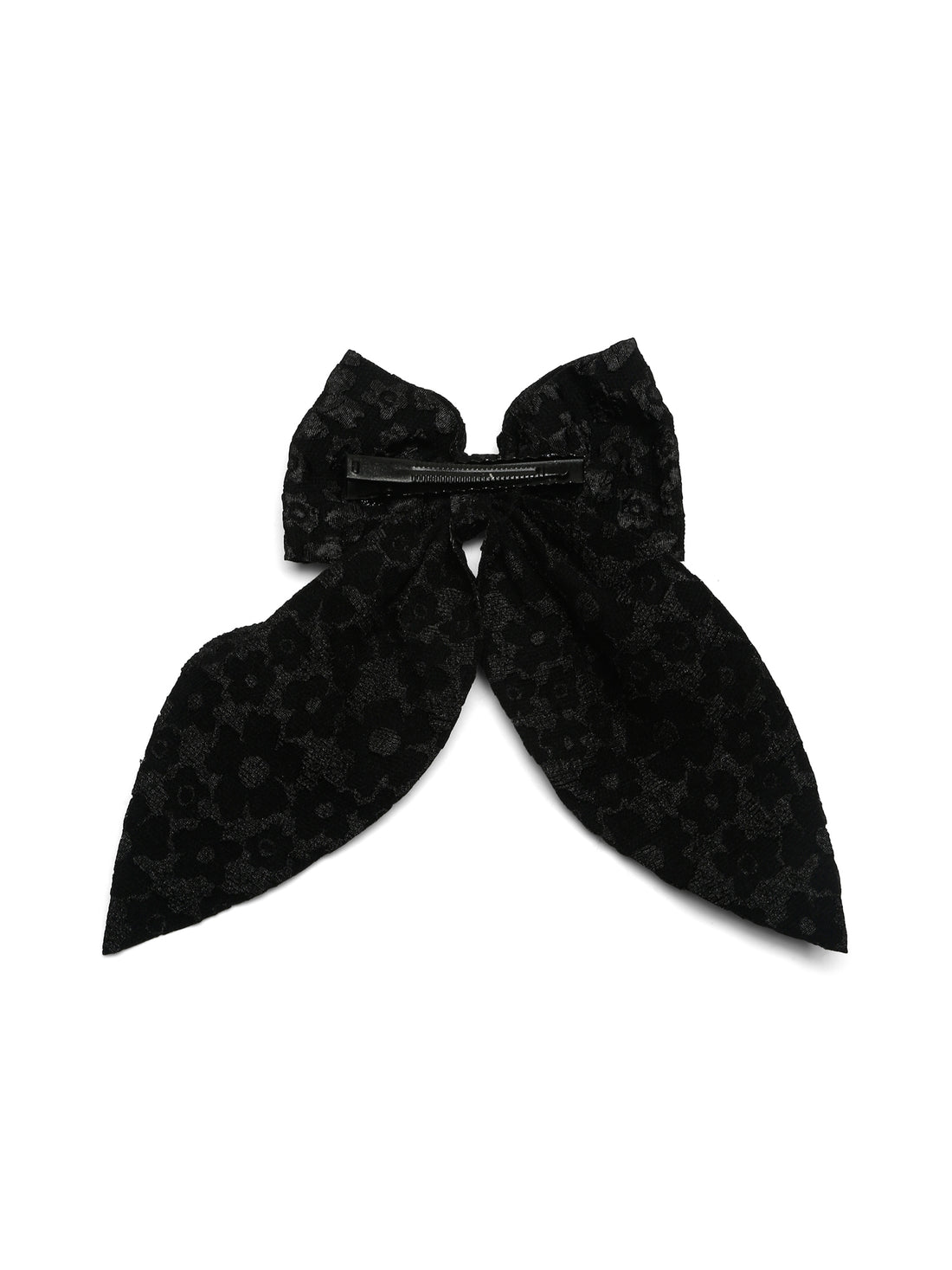 Creeva, Pack of 2 Satin Hair Bow Clips for Women & Girls – Elegant Ribbon Bows