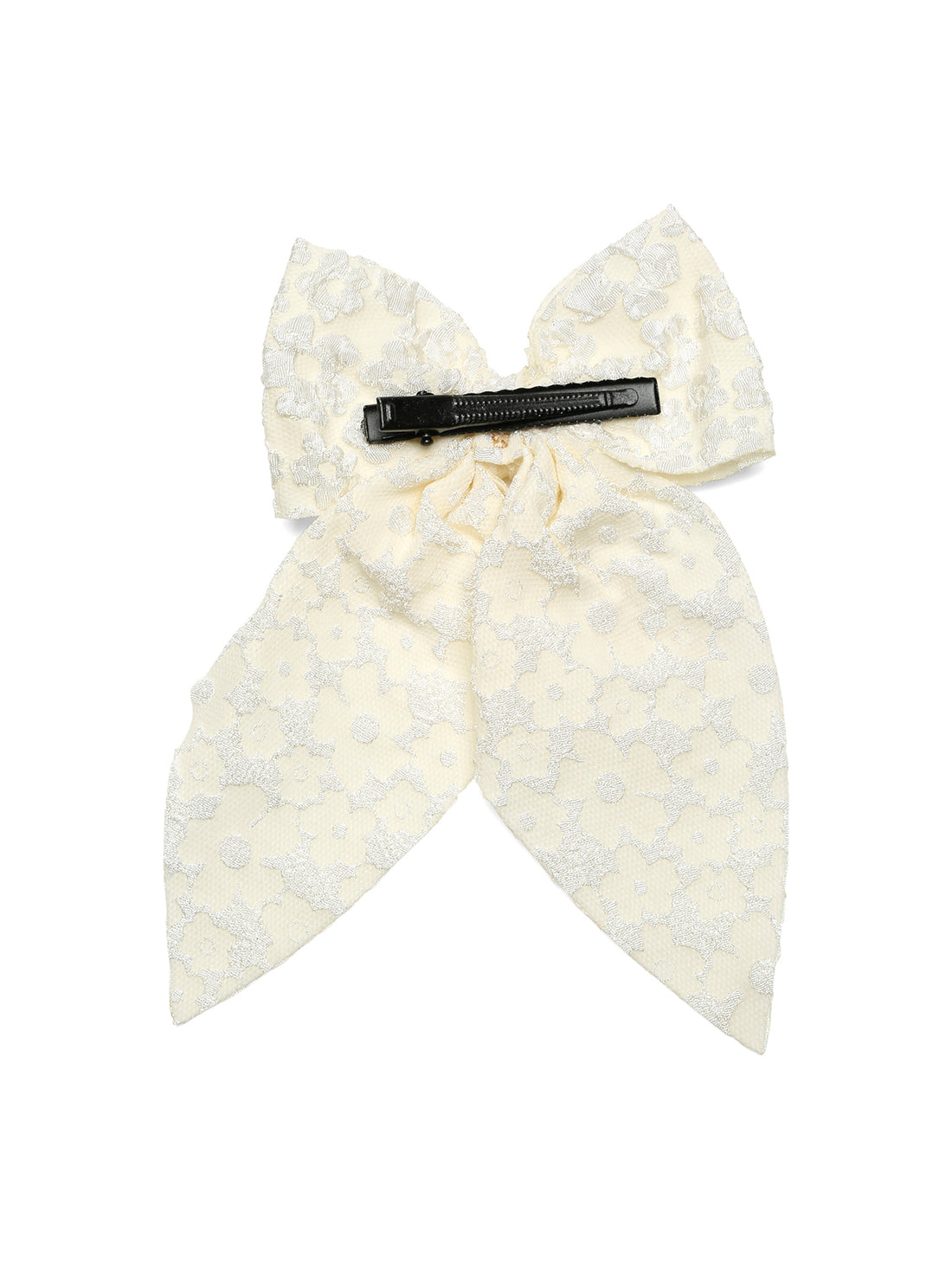 Creeva , Girls Set of 2 Embellished Hair Accessory Set- Pink and Cream