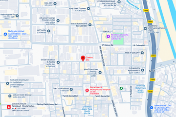 CREEVA store location map in Faridabad, Haryana