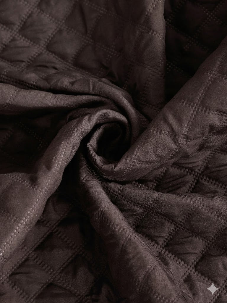 Creeva Purenest Waterproof Cotton Feel Quilted Mattress Protector - Coffee