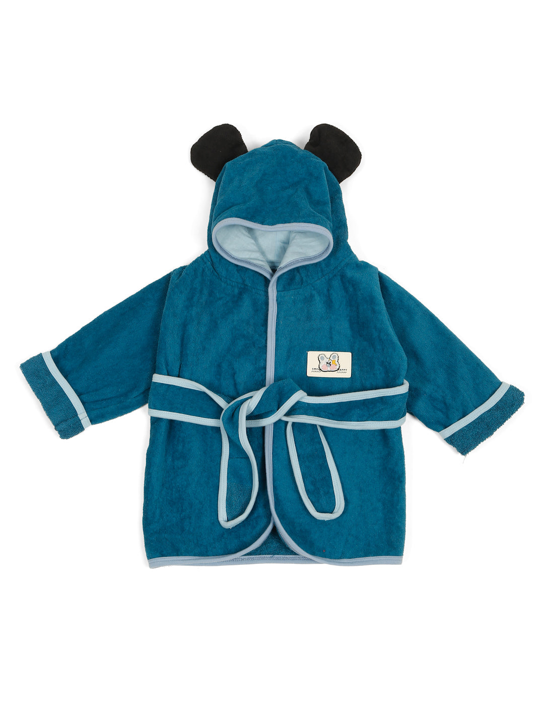 CREEVA Cuddle Hooded Baby Bathrobe for Newborn & Infant | Ultra Soft Cotton
