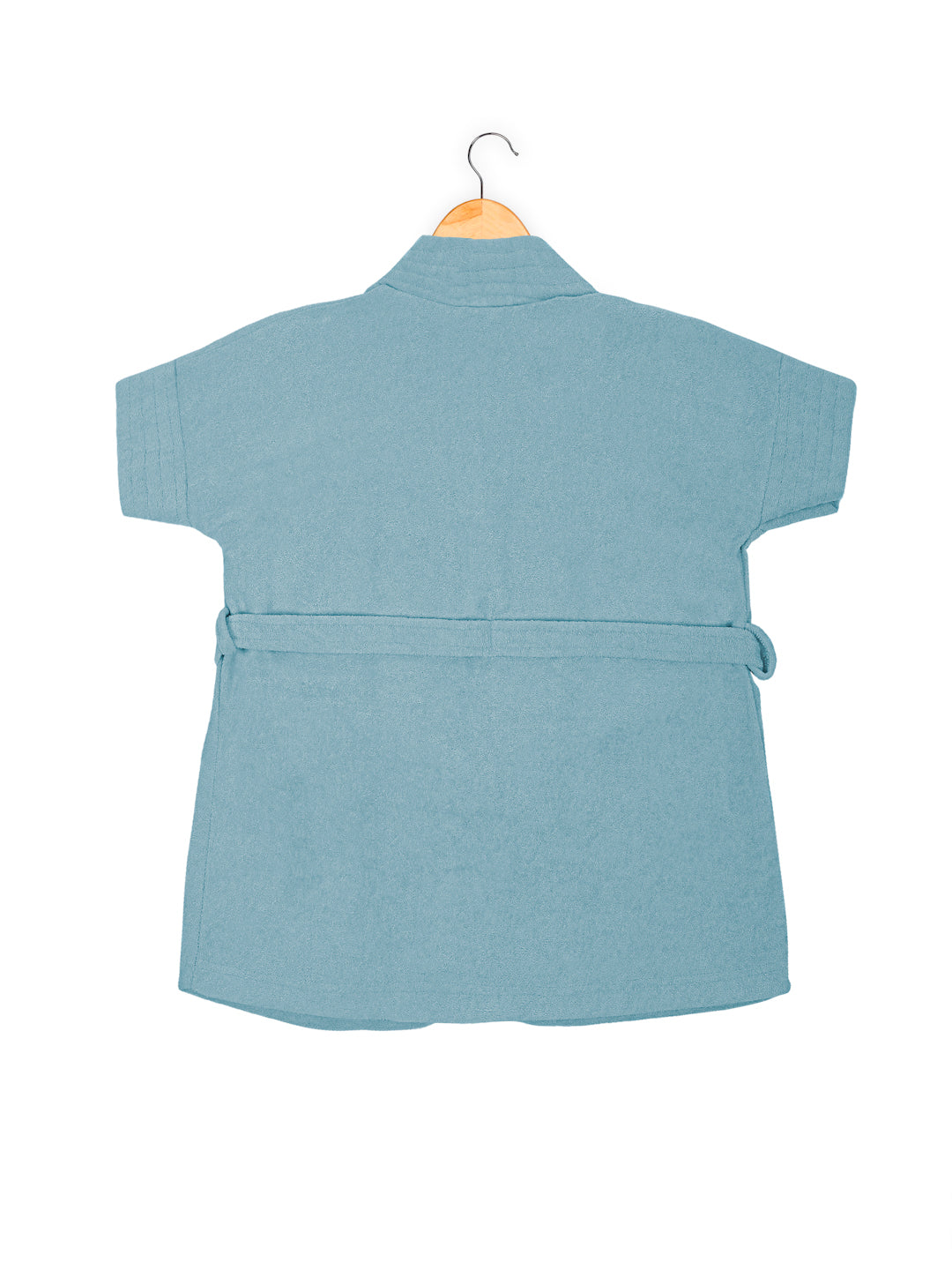 CREEVA Melodious Kids Baby Bathrobe with Front Pocket – Soft, Cozy & Cute Ocean Blue Robe