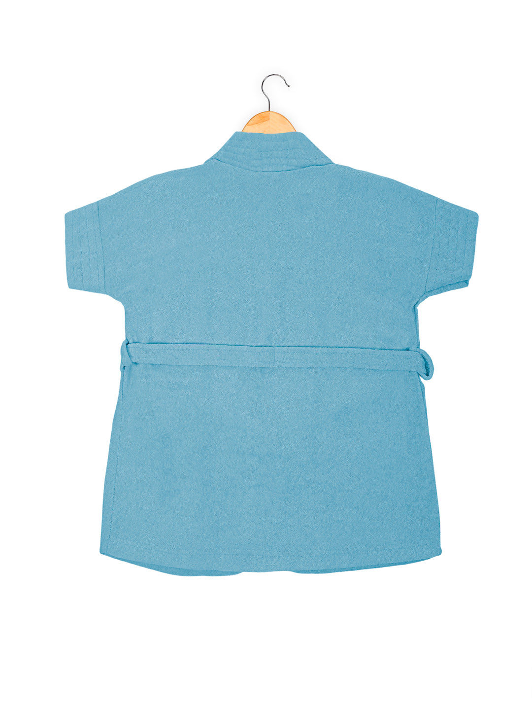 CREEVA Melodious Kids Baby Bathrobe with Front Pocket – Soft, Cozy & Cute Sky Blue Robe