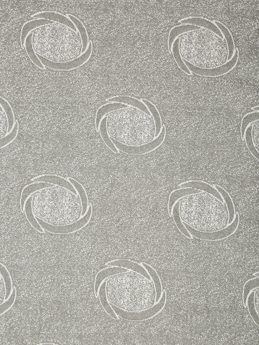 Creeva Purenest Waterproof Knitted Geomatric Circle Print Mattress Protector - Grey
