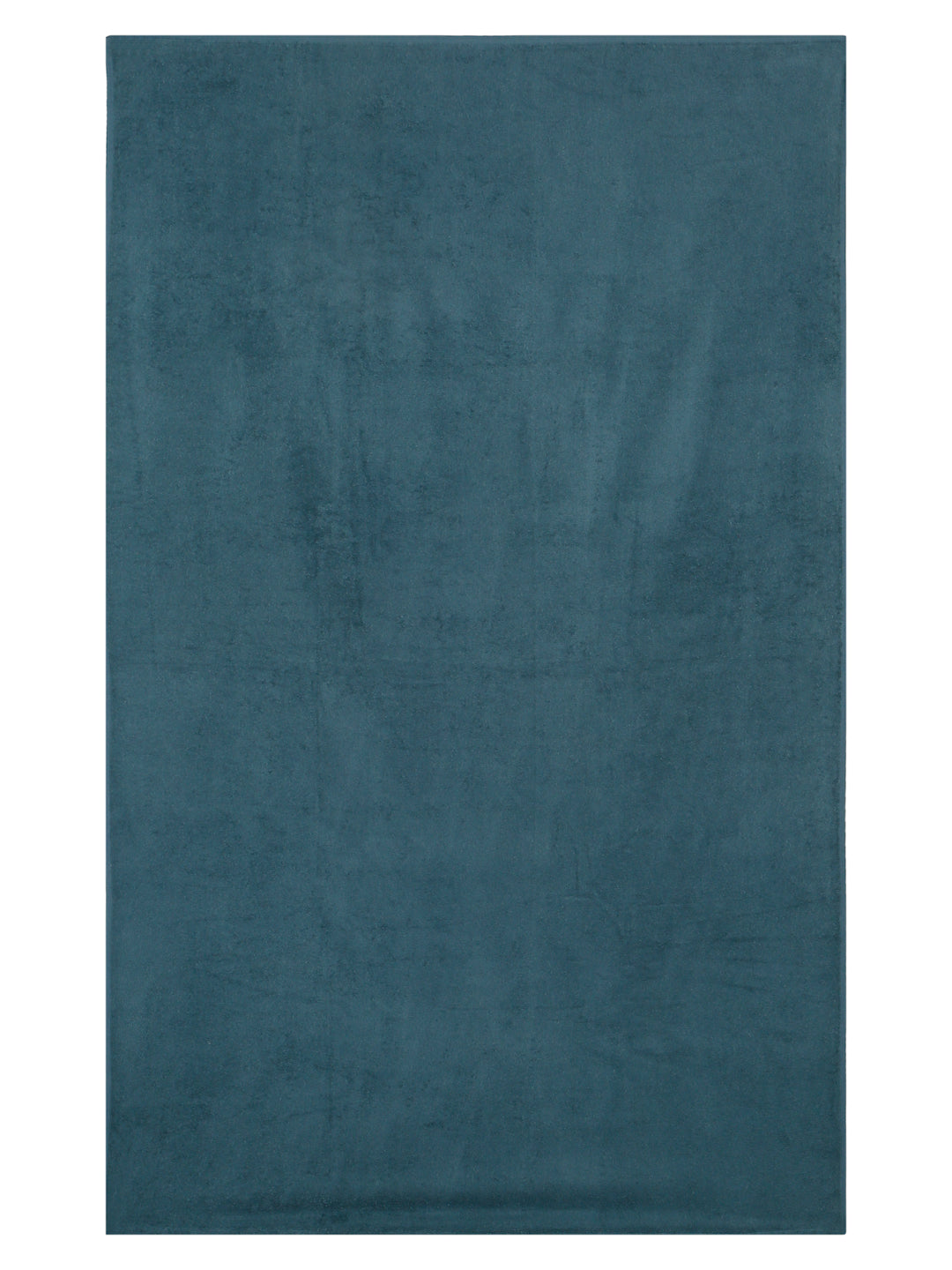Stormy Sea Solid Beach Towel – Deep Grey Blue, 105 x 180 cm