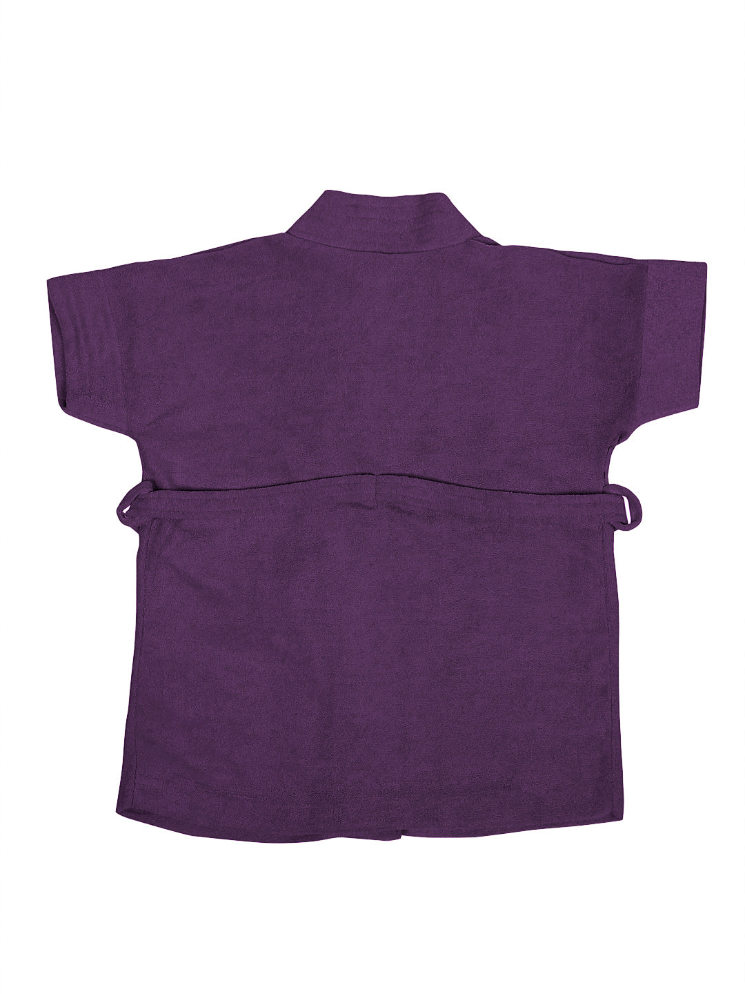 Melodious Baby Bathrobe with Front Pocket – Soft, Cozy & Cute Indigo Robe for Infants