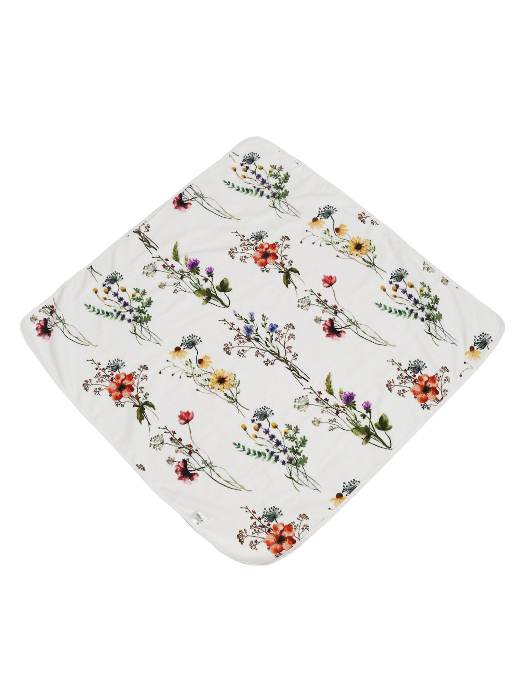 CREEVA Cuddle Baby/Kids Hooded Bath Towel in Floral Print – 100% Cotton, Super Absorbent Bath Wrap for Newborns & Toddlers | (0-3Years)