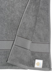 Creeva 100% Cotton 3 Piece Hand & Bath Towel Set, 525 GSM (Grey)