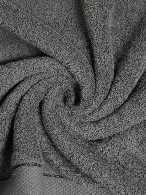 Creeva 525 GSM Cotton Lady Bath Towel 60x120 Set 2 (Grey)