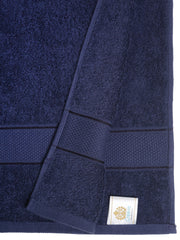 Creeva 525 GSM Cotton Lady Bath Towel 60x120 Set 2 (Navy)