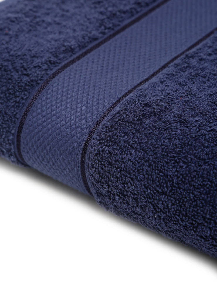 Creeva Navy 60 x 120 525 GSM Lady Bath Towel Set