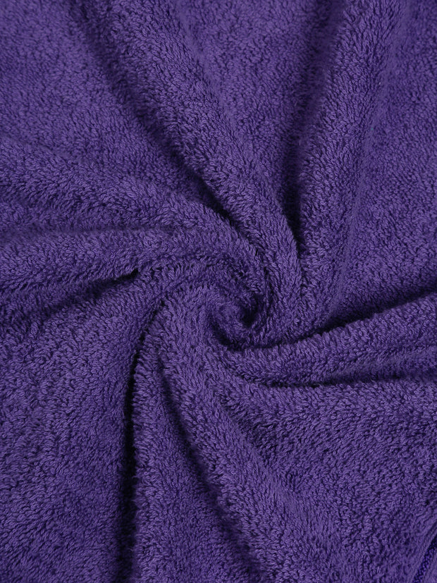 Creeva 525 GSM Cotton Lady Bath Towel 60x120 Set 2 (Violet)