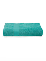 Creeva Sea Green 2 Pc Solid 525 GSM Bath Towel Set