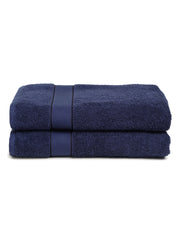 Creeva 525 GSM Cotton Lady Bath Towel 60x120 Set 2 (Navy)