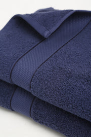 Creeva 525 GSM Cotton Lady Bath Towel 60x120 Set 2 (Navy)