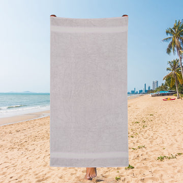 Soft Touch Cotton Beach Towel – Quick-Dry & Ultra-Absorbent 105 x 180 cm