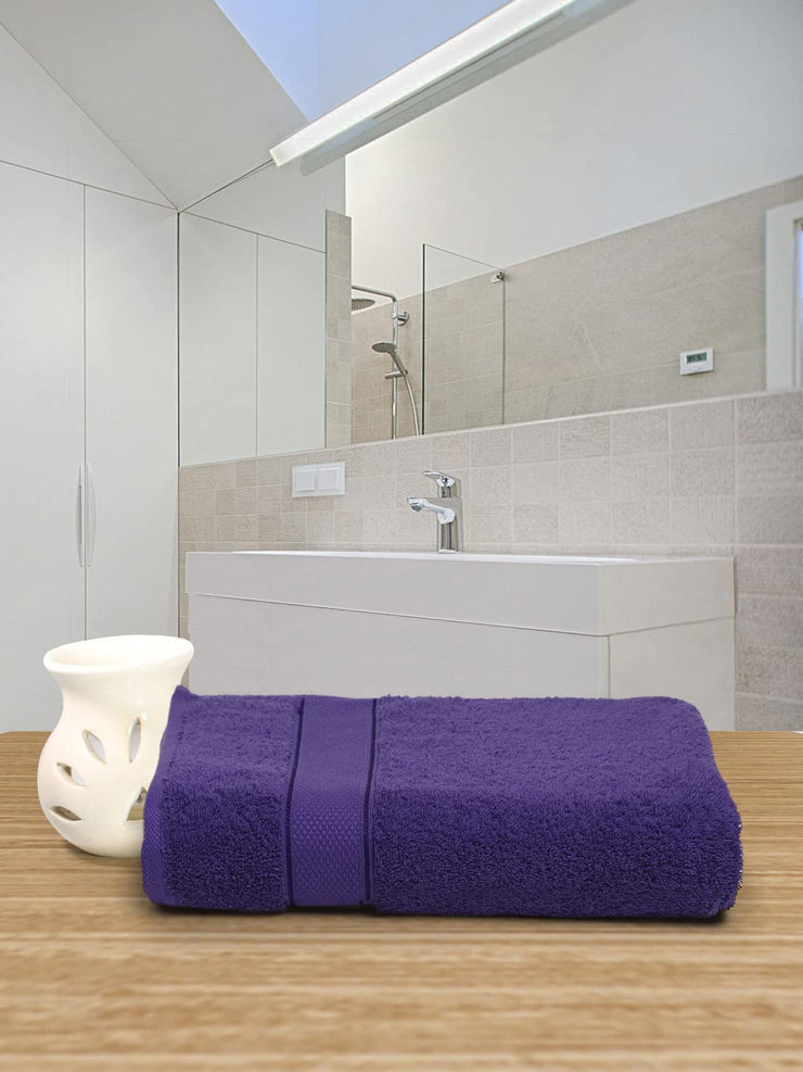 Creeva 525 GSM Cotton Lady Bath Towel 60x120 (Violet)